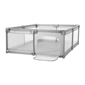 Baby Playpen 2000 x 1785mm, Mesh, Zipper Door, 50 Balls