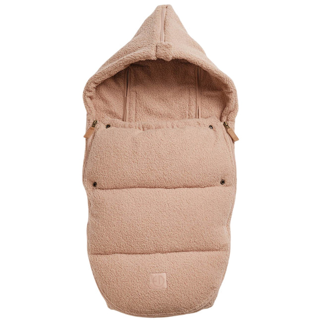 Baby Sleeping Bag – Pink Bouclé, Cozy and Warm