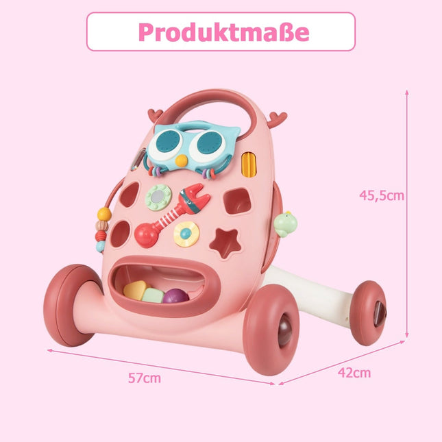 Baby Walker with Detachable Player & Shape Sorter