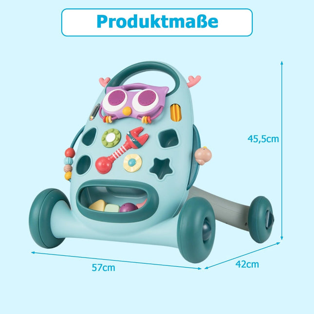 Baby Walker with Detachable Player & Shape Sorter
