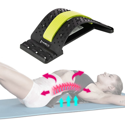 Back Stretcher with Magnets, Green, Pain Relief