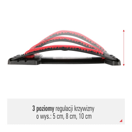 Back Stretcher with Magnets, Red