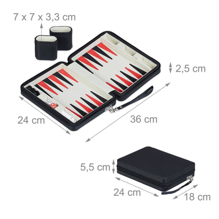 Backgammon travel game