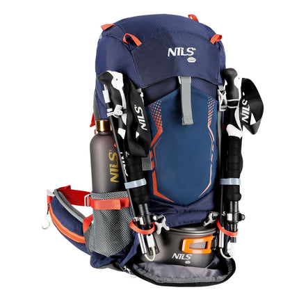Backpack 40L, Tourist, Navy Blue, Lightweight