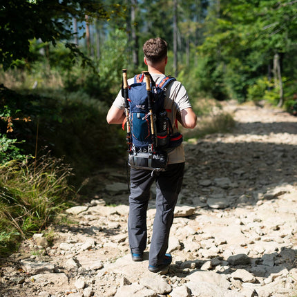 Backpack 40L, Tourist, Navy Blue, Lightweight
