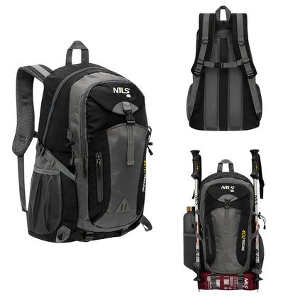 Backpack Tourist Black 40L – Travel Essentials