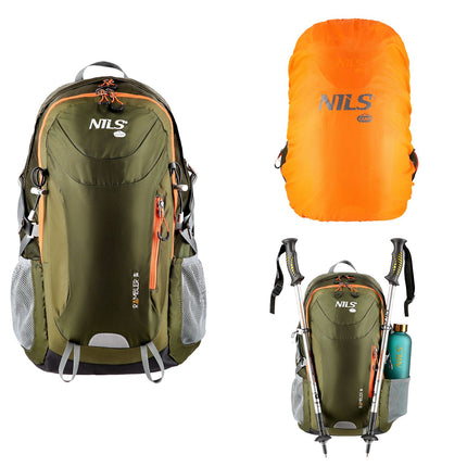 Backpack, Tourist Green, 40L Capacity