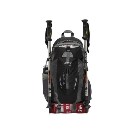Backpack for Tourists, Black, 40L Capacity