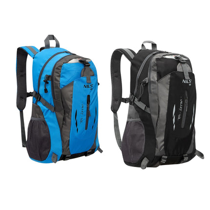 Backpack for Tourists, Black, 40L Capacity