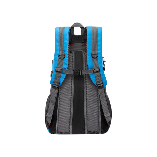Backpack for Tourists, Blue, 40L Capacity