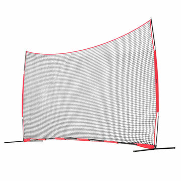 Backstop Net 20x10 Ft, Portable Sports Barrier With Bag
