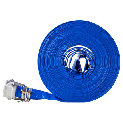 Backwash Hose Kit, 1.5 in x 100 ft PVC, Camlock Clamps