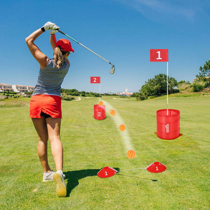 Backyard Golf Chipping Game Set, 6 Holes, Portable