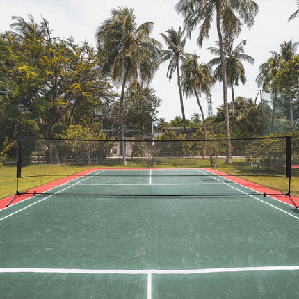 Portable badminton, volleyball, tennis net 2 heights 94/158 cm