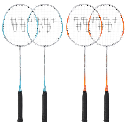 Badminton Racket Set – 2 Player, Steel, Includes Shuttlecocks