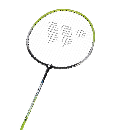 Badminton Racket, Steel, Green