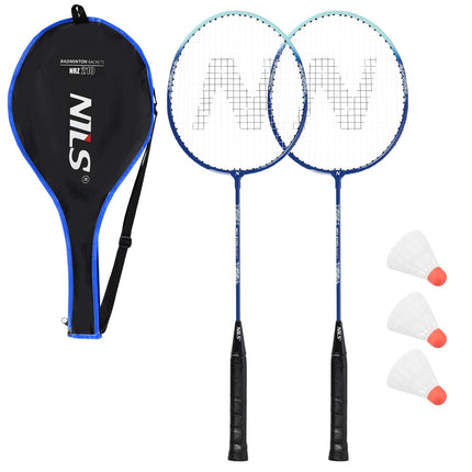 Badminton Set – 2 Rackets, 3 Shuttlecocks, Cover