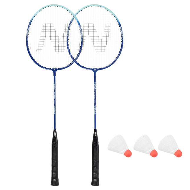 Badminton Set – 2 Rackets, 3 Shuttlecocks, Cover