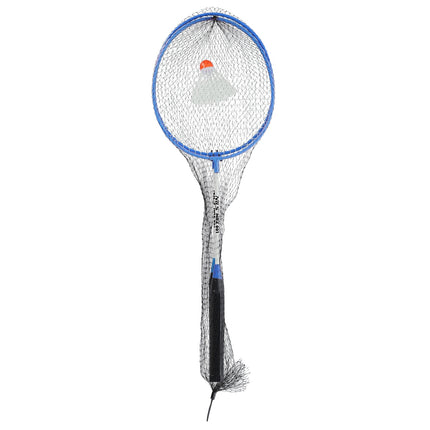 Badminton Set – 2 Rackets, Blue, Includes Shuttlecocks
