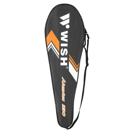 Badminton Set, 2 Rackets, Blue/Orange