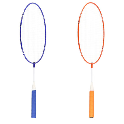 Badminton Set – 2 Rackets, Junior Shuttlecocks, Steel