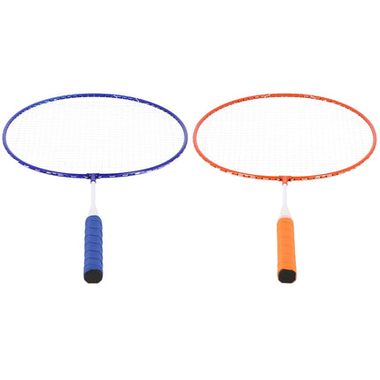 Badminton Set – 2 Rackets, Junior Shuttlecocks, Steel