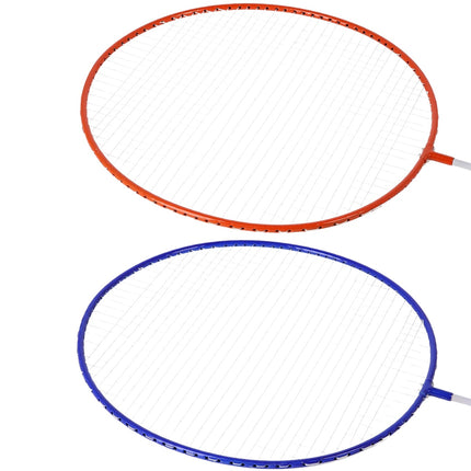 Badminton Set – 2 Rackets, Junior Shuttlecocks, Steel