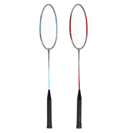Badminton Set, 2 Steel Rackets + Shuttlecocks