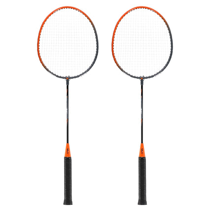 Badminton Set, 2 Steel Rackets with Cover