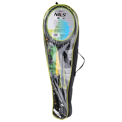 Badminton Set – 4 Rackets, 3 Shuttlecocks, Net & Cover