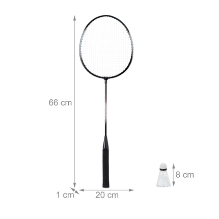 Badminton set with bag