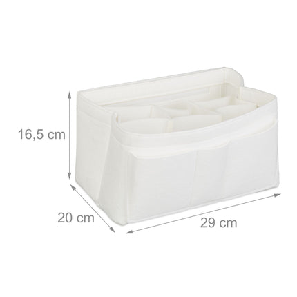 Bag Organizer Purse Felt White
