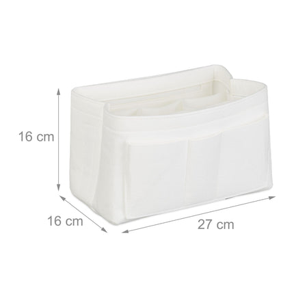 Bag Organizer Purse Felt White