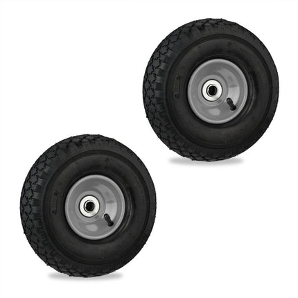 Bag loader wheels 2-pack with pneumatic tires
