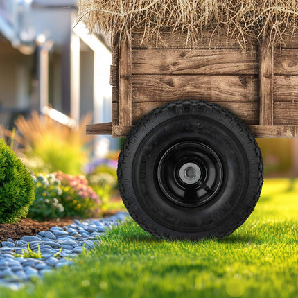 Bag loader wheels 2-pack with pneumatic tires