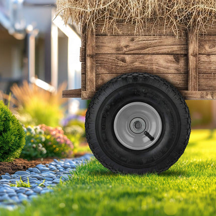 Bag loader wheels 2-pack with pneumatic tires