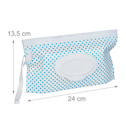 Bags with wet wipes, 9 pcs