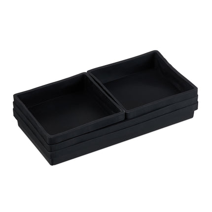 Baking mold in silicone set of 4
