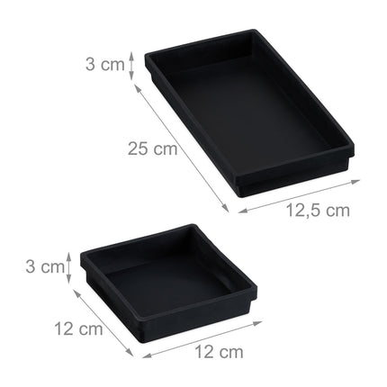 Baking mold in silicone set of 4