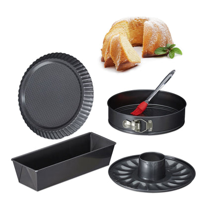 Baking mold set 5 parts
