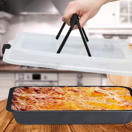 Baking tray with lid, 3-in-1