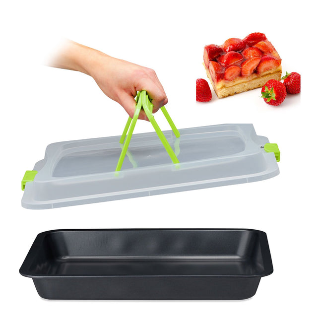 Bakplaat met deksel, 3-in-1