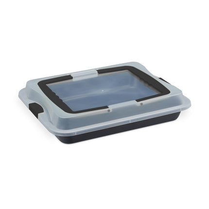 Baking tray with lid, 3-in-1