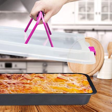 Baking tray with lid
