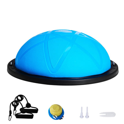 Balance Ball Trainer 23 Inch, 660 Lb, Bands and Pump