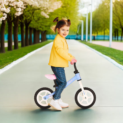 Balance Bike, 10"" Blue Wheels, Lightweight