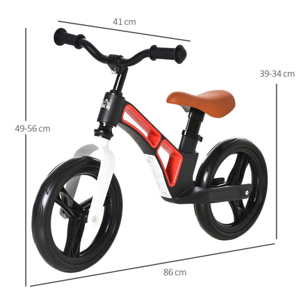 Toddler Balance Bike - Magnesium Alloy, Adjustable Seat