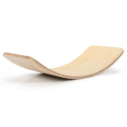 Balance Board Curvy Board Balancing board made of wood 90 x 30cm