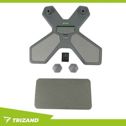 Balance Board with Counter, Reversible Panel, Spirit Level