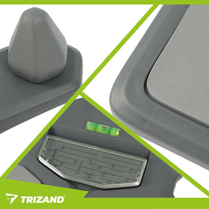 Balance Board with Counter, Reversible Panel, Spirit Level
